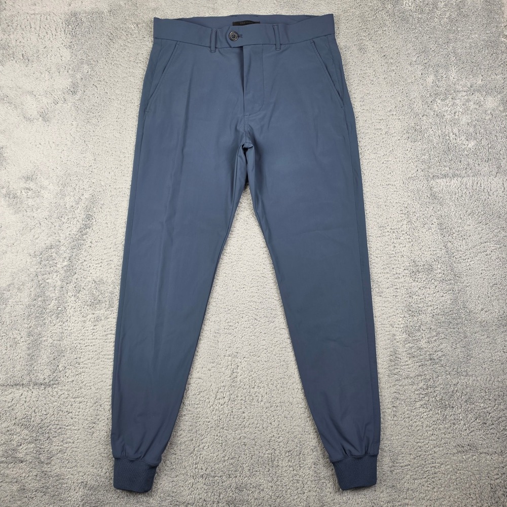 Greyson Montauk Performance Joggers Mens 30 Blue Tapered Stretch Golf Pants EUC